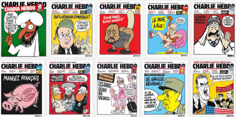 Unes de charlie hebdo