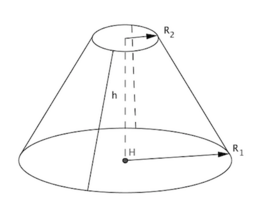 Volume tronc de cone